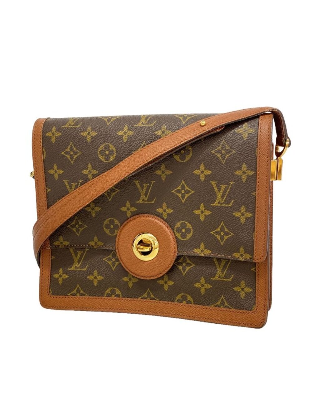 Louis Vuitton Shoulder Bag Monogram Raspail Brown
